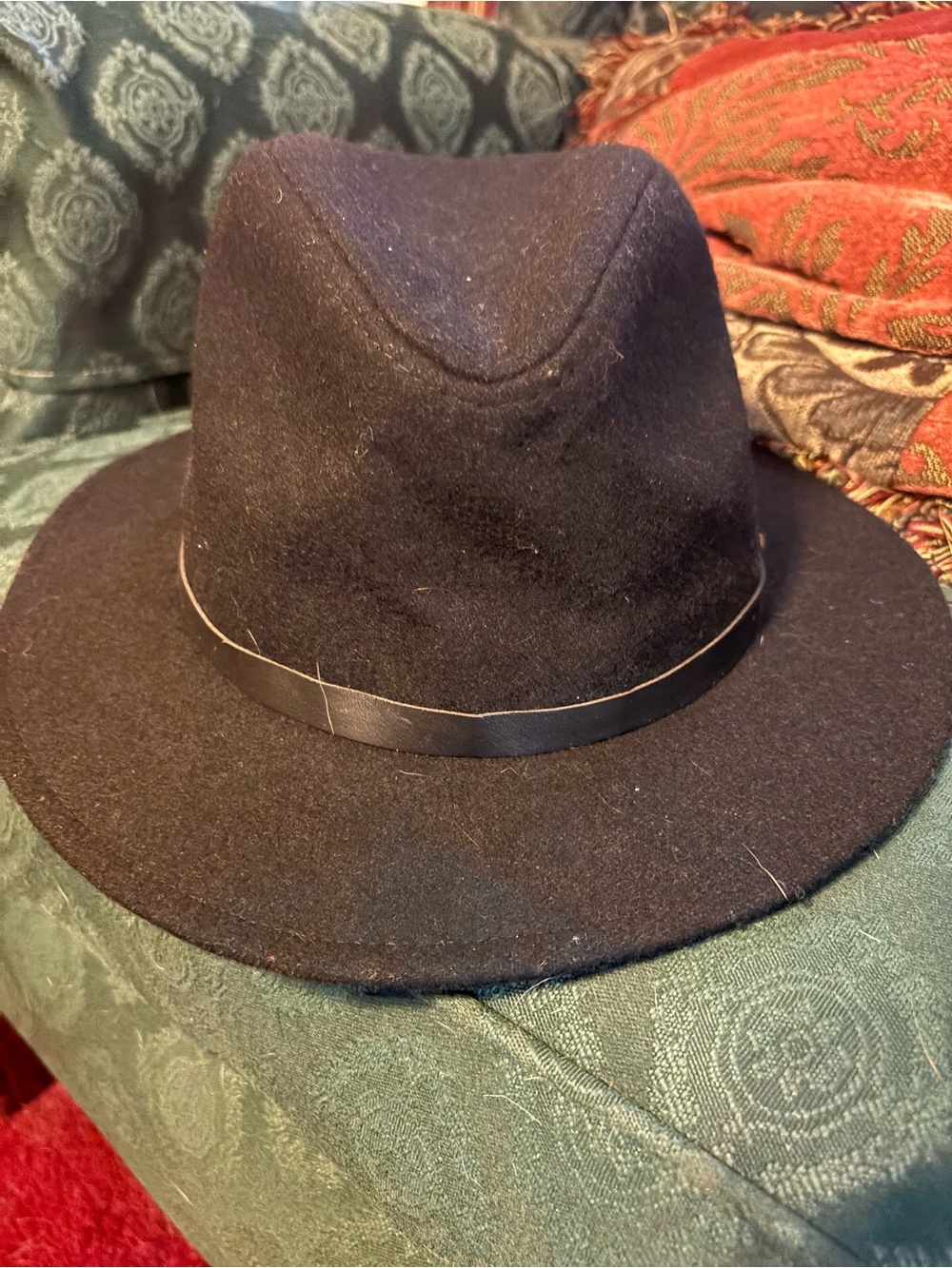 PHASE 3 WOOL AND POLY FEDORA HAT OS FITS MOST NWOT